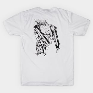 Dope hands with guns manga drawing T-Shirt